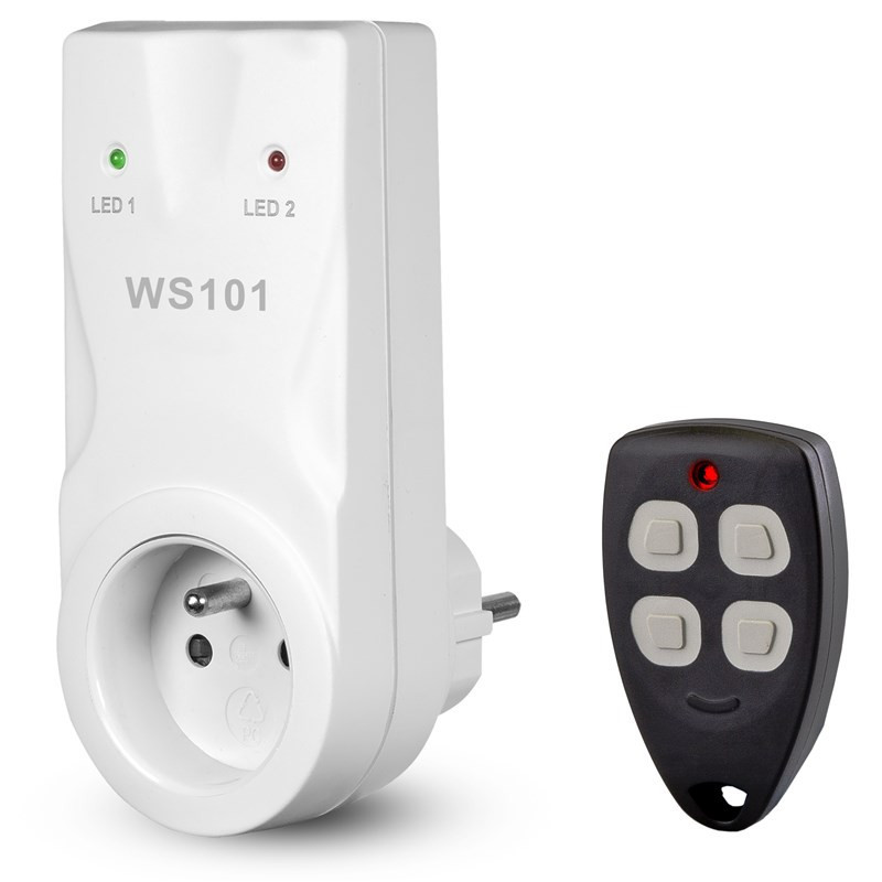 Gniazdko Smart Plug Elektrobock WS101, s dálkovým ovladačem