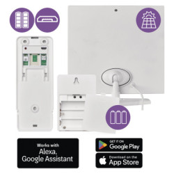 Wideodzwonek do drzwi EMOS GoSmart bateriový IP-09D, Wi-Fi, solární panel