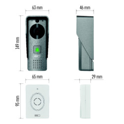 Wideodzwonek do drzwi EMOS GoSmart IP-09C s Wi-Fi