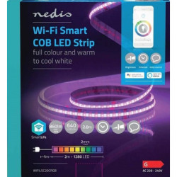 Taśma, pasek LED Nedis SmartLife, Wi-Fi, RGB, teplá až studená bílá, 2m