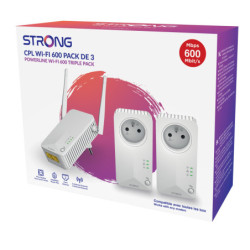 Transmiter sieciowy Strong Powerline WF 600 TRI FR, 3ks