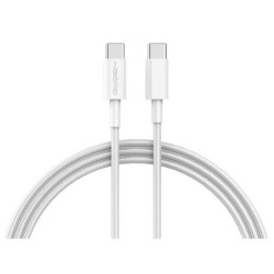 Kabel GoGEN USB-C / USB-C, 1m, opletený