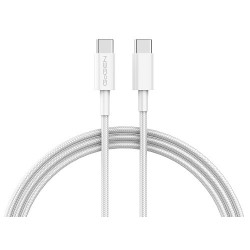 Kabel GoGEN USB-C / USB-C, 1m, opletený