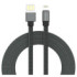 Kabel GoGEN USB-A / Lightning, 1m, oboustranný, plochý