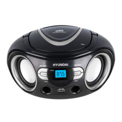 Odbiornik radiowy Hyundai TRC 533 AU3BS z CD/MP3/USB, czarny/srebrny