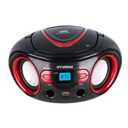 Odbiornik radiowy Hyundai TRC 533 AU3BR z CD / MP3 / USB, czarny / czerwony