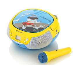 Boombox dla dzieci GoGEN MAXIPREHRAVACB karaoke z CD / MP3 / USB, niebieski/żółty