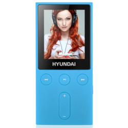 Odtwarzacz MP3/MP4 Hyundai MPC 501 FM, 4GB, 1,8" wyświetlacz, FM tuner, SD slot, niebieski kolor