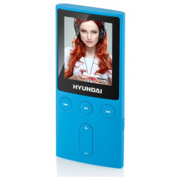 Odtwarzacz MP3/MP4 Hyundai MPC 501 FM, 4GB, 1,8" wyświetlacz, FM tuner, SD slot, niebieski kolor