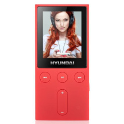 Odtwarzacz MP3/MP4 Hyundai MPC 501 FM, 4GB, 1,8" wyświetlacz, FM tuner, SD slot, kolor czerwony 