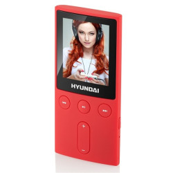 Odtwarzacz MP3/MP4 Hyundai MPC 501 FM, 4GB, 1,8" wyświetlacz, FM tuner, SD slot, kolor czerwony 