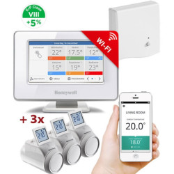 Kompletny zestaw Honeywell Evohome Starter Set 3 pro topení