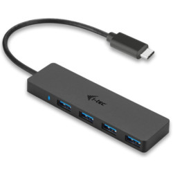 USB Hub i-tec USB-C / 4x USB 3.0 - černý