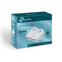 Síťový rozvod LAN po 230V TP-Link TL-PA8030PKIT + IP TV na 1 měsíc ZDARMA 1300 Mb/s, průchozí