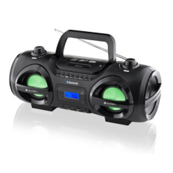 Boombox GoGEN CDM 425 SUBT, CD/MP3/USB/SD/BT, czarny/srebrny