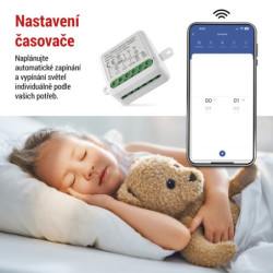 Moduł EMOS GoSmart spínací IP-2104SZ, ZigBee, 2-kanálový