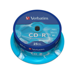 Disk Verbatim Extra Protection CD-R 700MB/80min, 52x, 25-cake