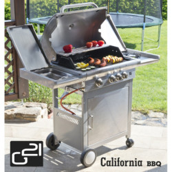 Gril zahradní plynový G21 California BBQ Premium Line, 4 palniki