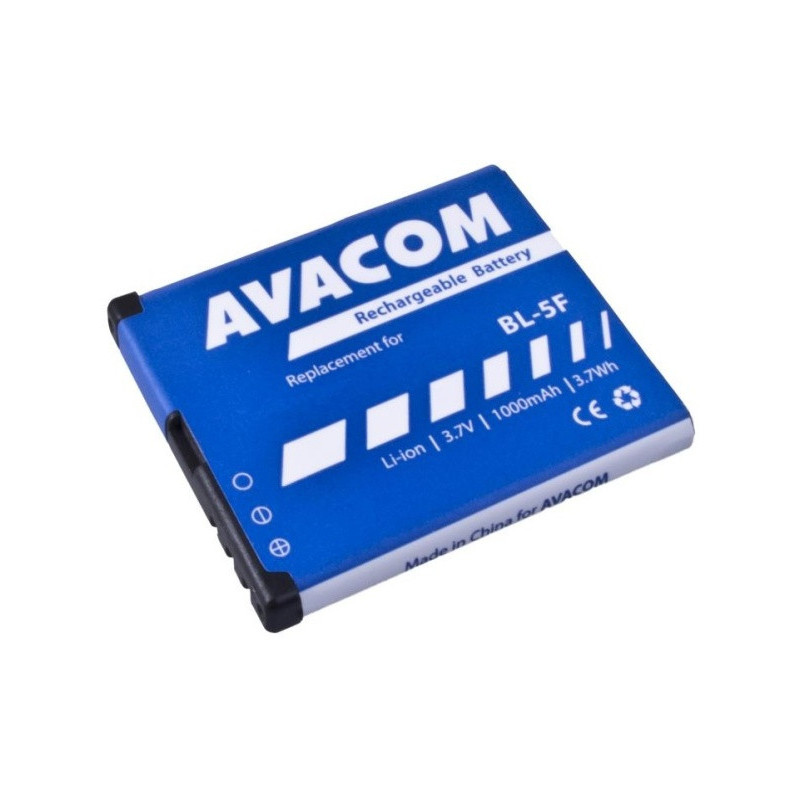 Bateria Avacom pro Nokia N95, E65, Li-Ion 3,6V 1000mAh ( BL-5F)