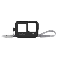 Obudowa ochronna GoPro obal + šňůrka (černý) (Sleeve + Lanyard Black)