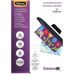 Folia do laminowania Fellowes A3, 80 mic ImageLast, 303x426 mm, lesklé, 100 pack