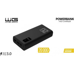 Powerbank WG 20000 mAh + PD USB-C 20W + QC 3.0 22,5W