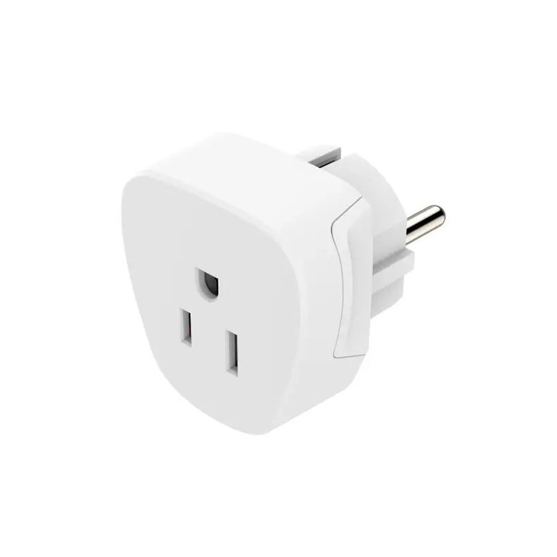 Adapter podróżny Hama z USA do ČR, 3pól.