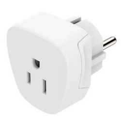 Adapter podróżny Hama z USA do ČR, 3pól.