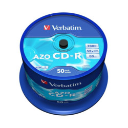 Dysk Verbatim CD-R 700MB/80min, 52x, 50-cake