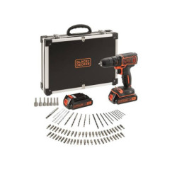 Wiertarka śrubokręt BLACK+DECKER BDCDC18BAFC-QW (z baterią)