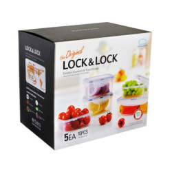 Pojemnik na żywność Lock&lock HPL806S5 5 ks