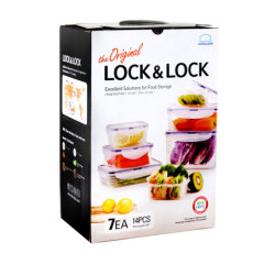 Pojemnik na żywność Lock&lock HPL809BS 7 ks