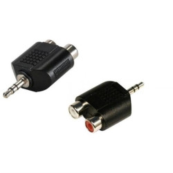 Redukcja AQ stereo 2x RCA / 3,5 mm jack F/M