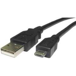 Kabel AQ Micro USB - USB 2.0 A, M/ M, 1 m