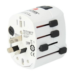 Adapter podróżny SKROSS PRO World & USB, 6,3A max.