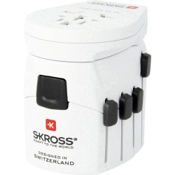 Adapter podróżny SKROSS PRO World & USB, 6,3A max.