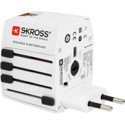 Adapter podróżny SKROSS MUV USB, univerzální pro 150 zemí