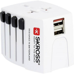 Adapter podróżny SKROSS MUV USB, univerzální pro 150 zemí