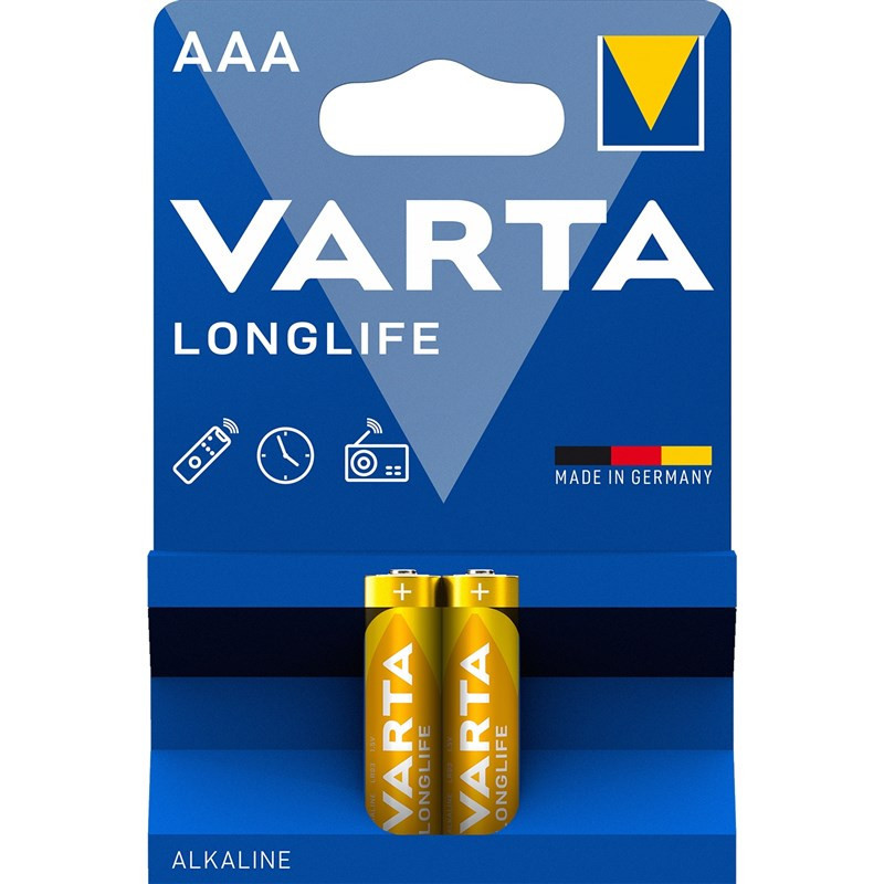 Baterie alkaliczne Varta AAA, LR03, blistr 2ks