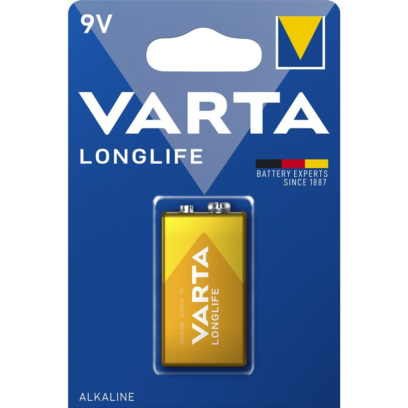 Baterie alkaliczne Varta 9V, 6LP3146, blistr 1ks