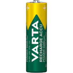 Bateria Ładowanie Varta AA, HR06, 2600mAh, Ni-MH, blistr 2ks