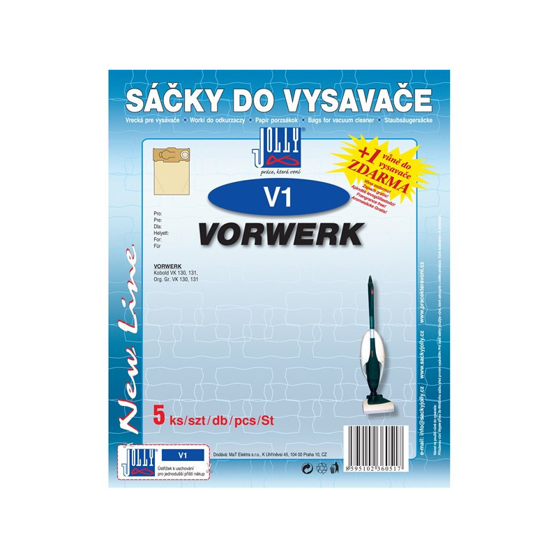 Worki do odkurzaczy Jolly V 1