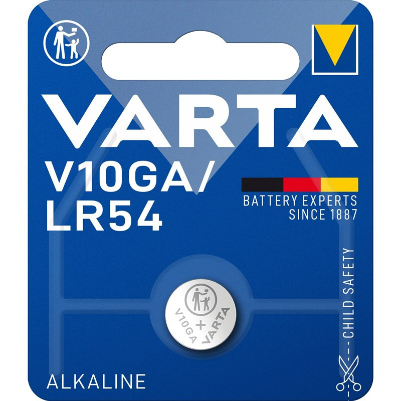 Baterie alkaliczne Varta V10GA/LR54/LR1130, blistr 1ks