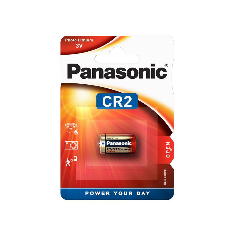 Bateria litowa Panasonic baterie CR2, blistr 1ks