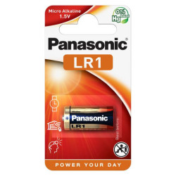 Baterie alkaliczne Panasonic baterie LR1, blistr 1ks