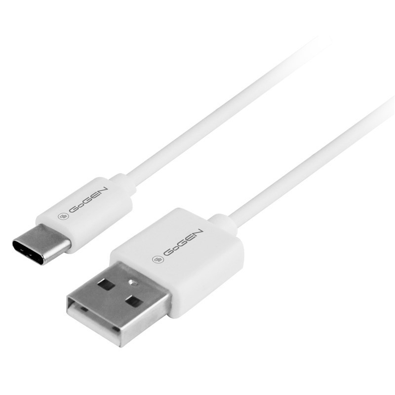 Kabel GoGEN USB / USB-C, 0,5m, biały