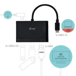 Redukcja i-tec USB-C/ HDMI ,USB, USB-C PD