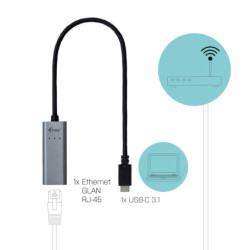 Karta sieciowa i-tec USB-C/RJ45