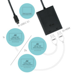 Redukcja i-tec USB-C/2x HDMI