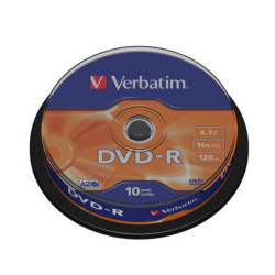 Disk Verbatim DVD-R 4,7GB, 16x, 10-cake